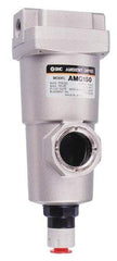 SMC PNEUMATICS - 2" NPT Pipe, 424 CFM Refrigerated Air Dryer - 75 kw, 16-3/4" Long, Open Auto Drain - USA Tool & Supply