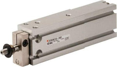 SMC PNEUMATICS - 16mm Bore x 20mm Stroke Vacuum Cylinder - 85 psi, 125.5mm OAL - USA Tool & Supply