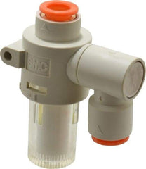 SMC PNEUMATICS - 3/8" Vacuum Suction Filter - 2.7 SCFM - USA Tool & Supply