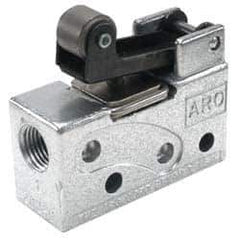 ARO/Ingersoll-Rand - Mechanically Operated Valves Valve Type: 3-Way CV Rating: 0.195 - USA Tool & Supply