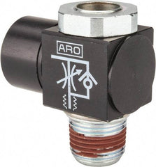 ARO/Ingersoll-Rand - 3/8" NPT Right Angle Flow Control Valve - USA Tool & Supply