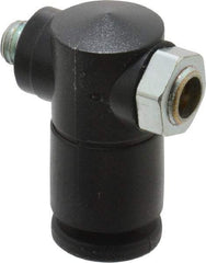 ARO/Ingersoll-Rand - 10-32 Male NPT x 5/32" Female NPT Right Angle Flow Control Valve - USA Tool & Supply