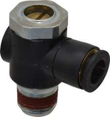 ARO/Ingersoll-Rand - 3/8" Male NPT x 3/8" Female NPT Right Angle Flow Control Valve - USA Tool & Supply