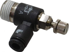 Legris - 1/8 Male NPT x 5/32" Tube OD Miniature Exhaust Valve - USA Tool & Supply