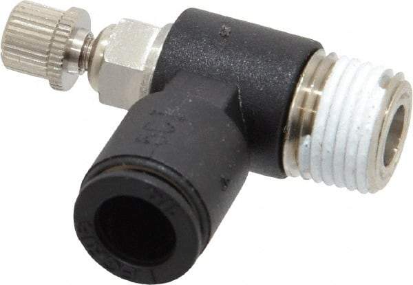 Legris - 1/8 Male NPT x 1/4" Tube OD Miniature Exhaust Valve - USA Tool & Supply