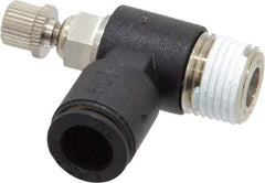 Legris - 1/8 Male NPT x 1/4" Tube OD Miniature Exhaust Valve - USA Tool & Supply