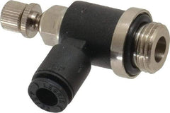 Legris - 1/8 BSPP x 4mm Tube OD Miniature Exhaust Valve - USA Tool & Supply