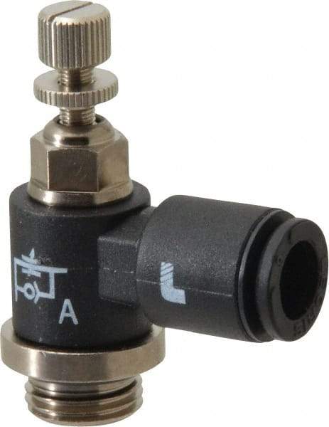 Legris - 1/8 BSPP x 6mm Tube OD Miniature Exhaust Valve - USA Tool & Supply