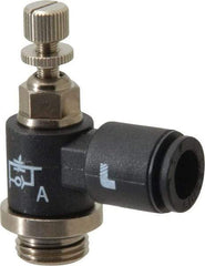 Legris - 1/8 BSPP x 6mm Tube OD Miniature Exhaust Valve - USA Tool & Supply