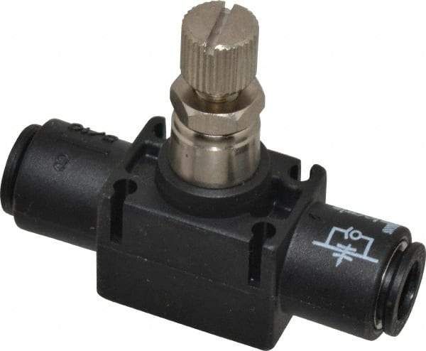 Legris - 8mm Tube OD Inline Flow Control Valve - USA Tool & Supply