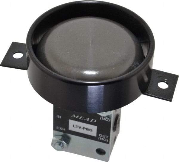 Mead - 0.24 CV Rate Ergonomic Low Stress Valve - 14 CFM, 125 Max psi, Panel Mount - USA Tool & Supply