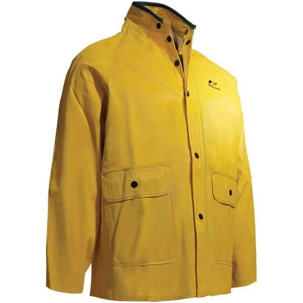 OnGuard - Size L Yellow Rain Jacket - USA Tool & Supply