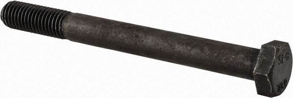 Value Collection - M12x1.75mm Metric Coarse, 120mm Length Under Head Hex Head Cap Screw - Partially Threaded, Grade 10.9 Steel, Uncoated, 19mm Hex - USA Tool & Supply
