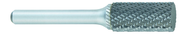 SA-16 -- 3/4 x 3/4 LOC x 1/4 Shank x 2 OAL Cylindrical Carbide Medium Tough Cut Burr - USA Tool & Supply