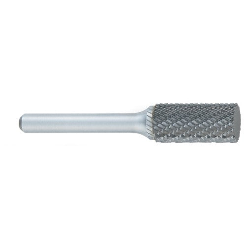 ‎SA-14 -3/16 × 5/8 LOC × 1/4 Shank × 2 OAL Cylindrical Carbide Medium Tough Cut Burr - USA Tool & Supply