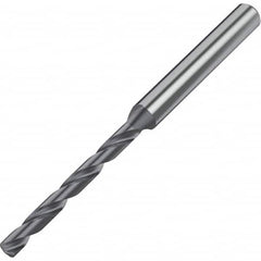 Kennametal - 12.8mm 132° Spiral Flute Solid Carbide Taper Length Drill Bit - USA Tool & Supply