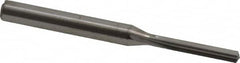Kennametal - 3.3mm, 130° Point, Solid Carbide Straight Flute Drill Bit - USA Tool & Supply