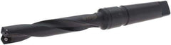 Allied Machine and Engineering - Series 1.5, 7/8" Max Diam, 4MT Taper Shank, Helical Flute Spade Drill - 4-3/4" Max Depth, 6-21/64" Body Length, 10-3/4" OAL, Standard Length, Through Coolant - USA Tool & Supply