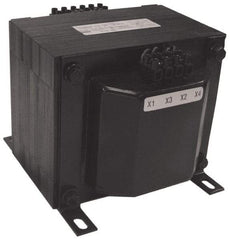 Sola/Hevi-Duty - 1 Phase, 0.15 kVA, Control Transformer - 2 Input, 1 Output Winding, 50/60 Hz, 5.21 Inch Deep x 3.89 Inch High, 131°F Temp Rise - USA Tool & Supply