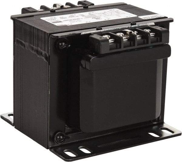 Sola/Hevi-Duty - 1 Phase, 0.5 kVA, Control Transformer - 2 Input, 1 Output Winding, 60, 50/60 at 220 V x 440 V, 50/60 at 230 V x 460 V Hz, 6.31 Inch Deep x 4.53 Inch High, 131°F Temp Rise - USA Tool & Supply