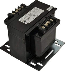 Sola/Hevi-Duty - 1 Phase, 0.75 kVA, Control Transformer - 2 Input, 1 Output Winding, 60, 50/60 at 220 V x 440 V, 50/60 at 230 V x 460 V Hz, 6.93 Inch Deep x 5.56 Inch High, 131°F Temp Rise - USA Tool & Supply