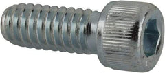 Value Collection - 1/4-20 UNC Hex Socket Drive, Socket Cap Screw - Alloy Steel, Zinc-Plated Finish, Fully Threaded, 5/8" Length Under Head - USA Tool & Supply