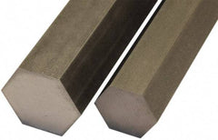 Value Collection - 1-1/4" Width Across Flats x 1' Long, Steel Hexagon Bar - Material Specification 12L14 - USA Tool & Supply