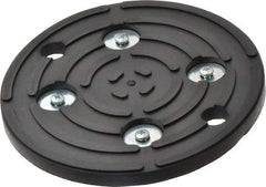 Gibraltar - 5" Long x 5" Wide x 5/16" Thick, Rubber, Machinery Leveling Pad & Mat - 10,000 Lb Max Load - USA Tool & Supply