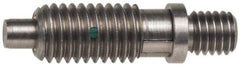 Gibraltar - 5/8-11, 1" Thread Length, 0.311" Max Plunger Diam, 5 Lb Init to 10 Lb Final End Force, Locking Knob Handle Plunger - Knobless Threaded Stud, 1-5/16" Length Under Head/Shoulder, 5/16" Plunger Projection - USA Tool & Supply