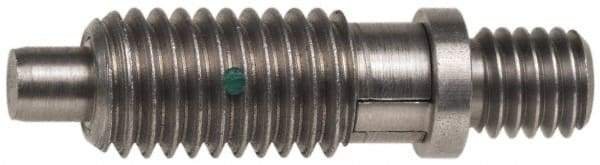 Gibraltar - 3/8-16, 3/4" Thread Length, 0.186" Max Plunger Diam, 0.75 Lb Init to 4 Lb Final End Force, Locking Knob Handle Plunger - Knobless Threaded Stud, 31/32" Length Under Head/Shoulder, 7/32" Plunger Projection - USA Tool & Supply