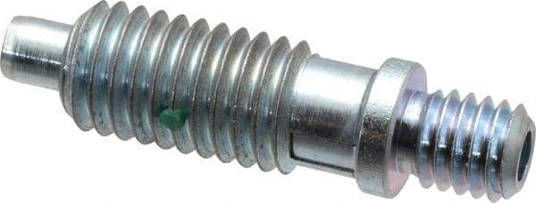 Gibraltar - 1/2-13, 7/8" Thread Length, 1/4" Max Plunger Diam, 2.5 Lb Init to 10 Lb Final End Force, Locking Knob Handle Plunger - Knobless Threaded Stud, 1-1/8" Length Under Head/Shoulder, 1/4" Plunger Projection - USA Tool & Supply