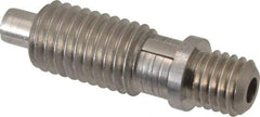Gibraltar - 5/8-11, 1" Thread Length, 0.311" Max Plunger Diam, 3 Lb Init to 6 Lb Final End Force, Locking Knob Handle Plunger - Knobless Threaded Stud, 1-5/16" Length Under Head/Shoulder, 5/16" Plunger Projection - USA Tool & Supply