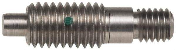 Gibraltar - 5/16-18, 5/8" Thread Length, 0.155" Max Plunger Diam, 1.5 Lb Init to 6 Lb Final End Force, Knob Handle Plunger - Knobless Threaded Stud, 3/16" Length Under Head/Shoulder, 3/16" Plunger Projection - USA Tool & Supply