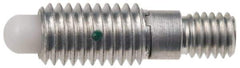 Gibraltar - 1/2-13, 7/8" Thread Length, 0.31" Max Plunger Diam, 2.5 Lb Init to 10 Lb Final End Force, Knob Handle Plunger - Knobless Threaded Stud, 1-1/8" Body Length, 1/4" Length Under Head/Shoulder, 1/4" Plunger Projection - USA Tool & Supply