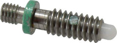 Gibraltar - 1/4-20, 1/2" Thread Length, 0.144" Max Plunger Diam, 0.5 Lb Init to 1.5 Lb Final End Force, Locking Knob Handle Plunger - Knobless Threaded Stud, 5/8" Length Under Head/Shoulder, 1/8" Plunger Projection - USA Tool & Supply
