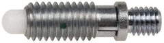 Gibraltar - 3/8-16, 3/4" Thread Length, 0.216" Max Plunger Diam, 0.75 Lb Init to 3 Lb Final End Force, Locking Knob Handle Plunger - Knobless Threaded Stud, 31/32" Length Under Head/Shoulder, 7/32" Plunger Projection - USA Tool & Supply