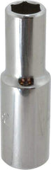 Proto - 11/32", 3/8" Drive, Deep Hand Socket - 6 Points, 2-1/8" OAL, Alloy Steel, Chrome Finish - USA Tool & Supply