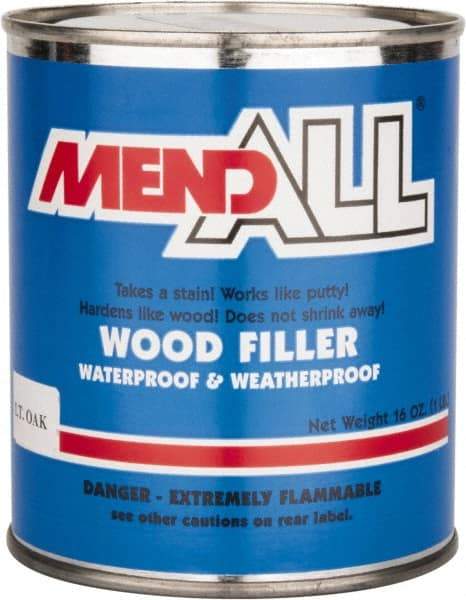 MendAll - 16 oz Wood Repair - Light Oak - USA Tool & Supply