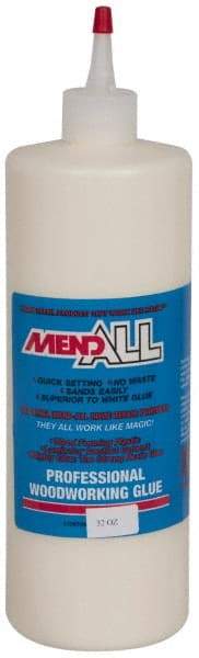 MendAll - 32 oz Bottle Yellow Wood Glue - USA Tool & Supply