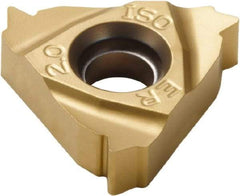 Seco - 16ER External Right Hand ISO Laydown Threading Insert - Grade CP500, TiAlN/TiN Coated Carbide, 9.53mm Inscribed Circle - USA Tool & Supply