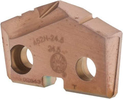 Allied Machine and Engineering - 24.5mm Diam x 3/16" Thick, Seat Code 2, 132° Included Angle Spade Drill Insert - AM200 Coated, Cobalt, Grade Super Cobalt, Series GEN2 T-A - USA Tool & Supply