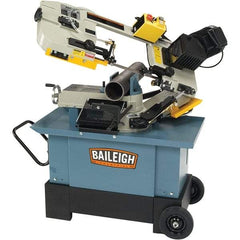 Baileigh - 7 x 10.23" Manual Combo Horizontal & Vertical Bandsaw - 1 Phase, 45° Vise Angle of Rotation, 1 hp, 110/220 Volts, Geared Head Drive - USA Tool & Supply