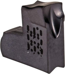 Iscar - TAGL3 J IC908 Grade, 0.1181" Cutting Width, Carbide Cutoff Insert - Left Hand Lead Angle, 0.008" Cnr Rad, TiN/TiAlN Coated, Single End - USA Tool & Supply