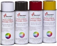 Ability One - Spray Paint - 16 OZ GREEN 24064 ECO-SURE AEROSOL ENAMEL - USA Tool & Supply