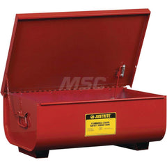 Safety Bench Cans & Dip/Wash Tanks; Type: Rinse Tank; Capacity (pt.): 11.000; Can Material: Steel; Capacity: 11.000; Capacity (Qt.): 11.000; Color: Red; Capacity (Gal.): 11.000