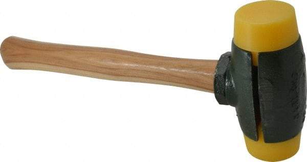 Garland - 4 Lb Head 2" Face Plastic Split Head Hammer - Wood Handle - USA Tool & Supply