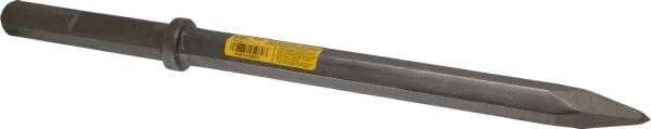 DeWALT - 20" OAL, 1-1/8" Shank Diam, Point Chisel - Hex Drive, Hex Shank, Steel - USA Tool & Supply