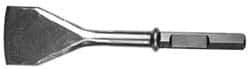 DeWALT - 5" Head Width, 17-1/2" OAL, 3/4" Shank Diam, Asphalt Cutter Chisel - Hex Drive, Hex Shank, Steel - USA Tool & Supply