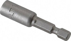 DeWALT - 1/4" Square Size Hex to Square Adapter - 1/4" Hex Drive, 1-7/8" OAL - USA Tool & Supply