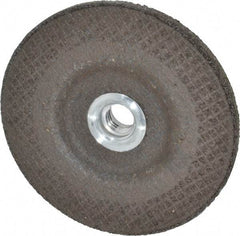 DeWALT - 24 Grit, 4-1/2" Wheel Diam, 1/4" Wheel Thickness, Type 27 Depressed Center Wheel - Aluminum Oxide, R Hardness, 13,300 Max RPM, Compatible with Angle Grinder - USA Tool & Supply